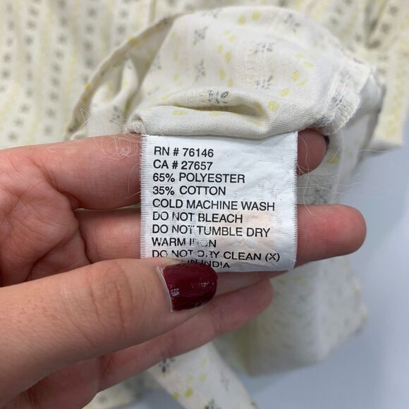 RUSTY Shirt Men XL Extra Large Maze Button Up Patterned Long Sleeve Cotton Blend - Picture 6 of 9